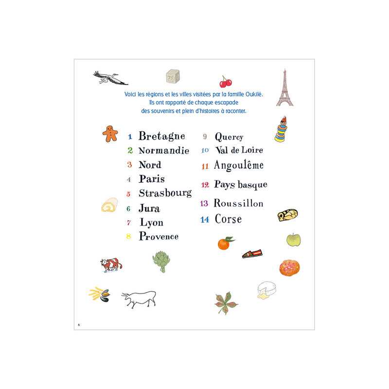 Livre Le tour de France de la famille Oukilé - Bayard Jeunesse