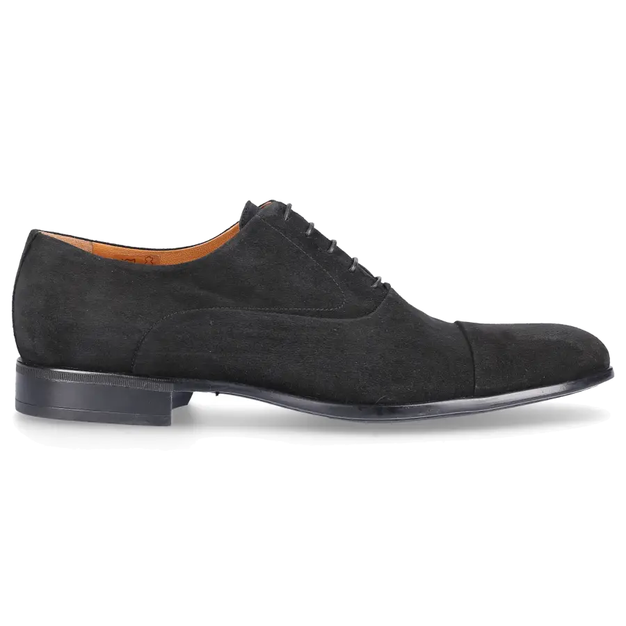 Moreschi - Businessschuhe Oxford 039165 Veloursleder - schwarz