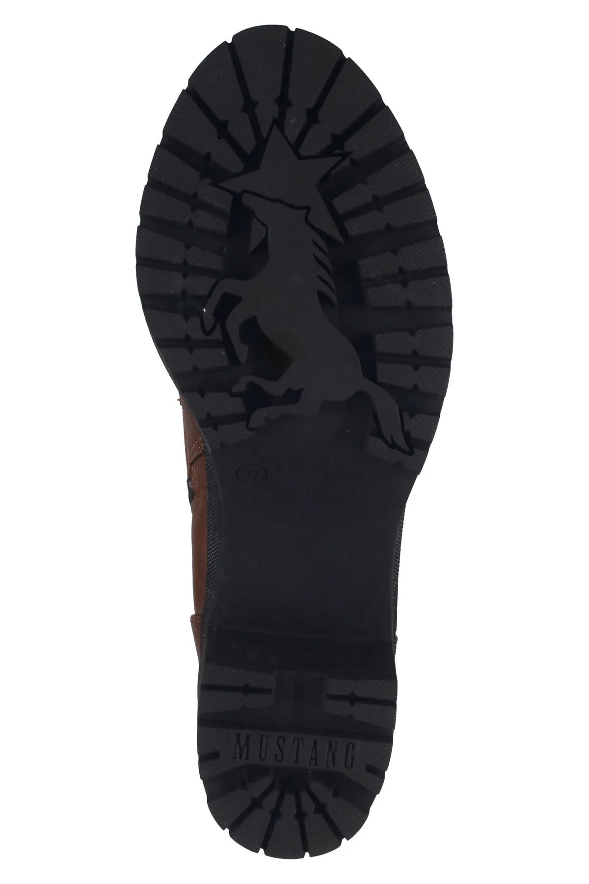 Mustang  Stiefelette - Braun - Blockabsatz