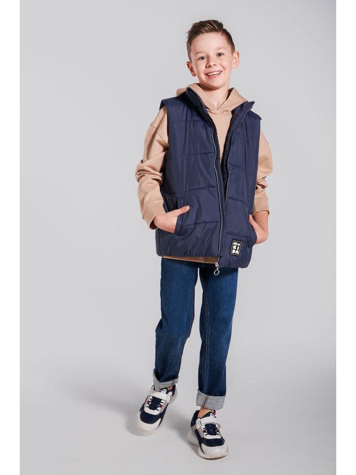 MOKIDA Steppweste UNISEX in dunkelblau günstig kaufen