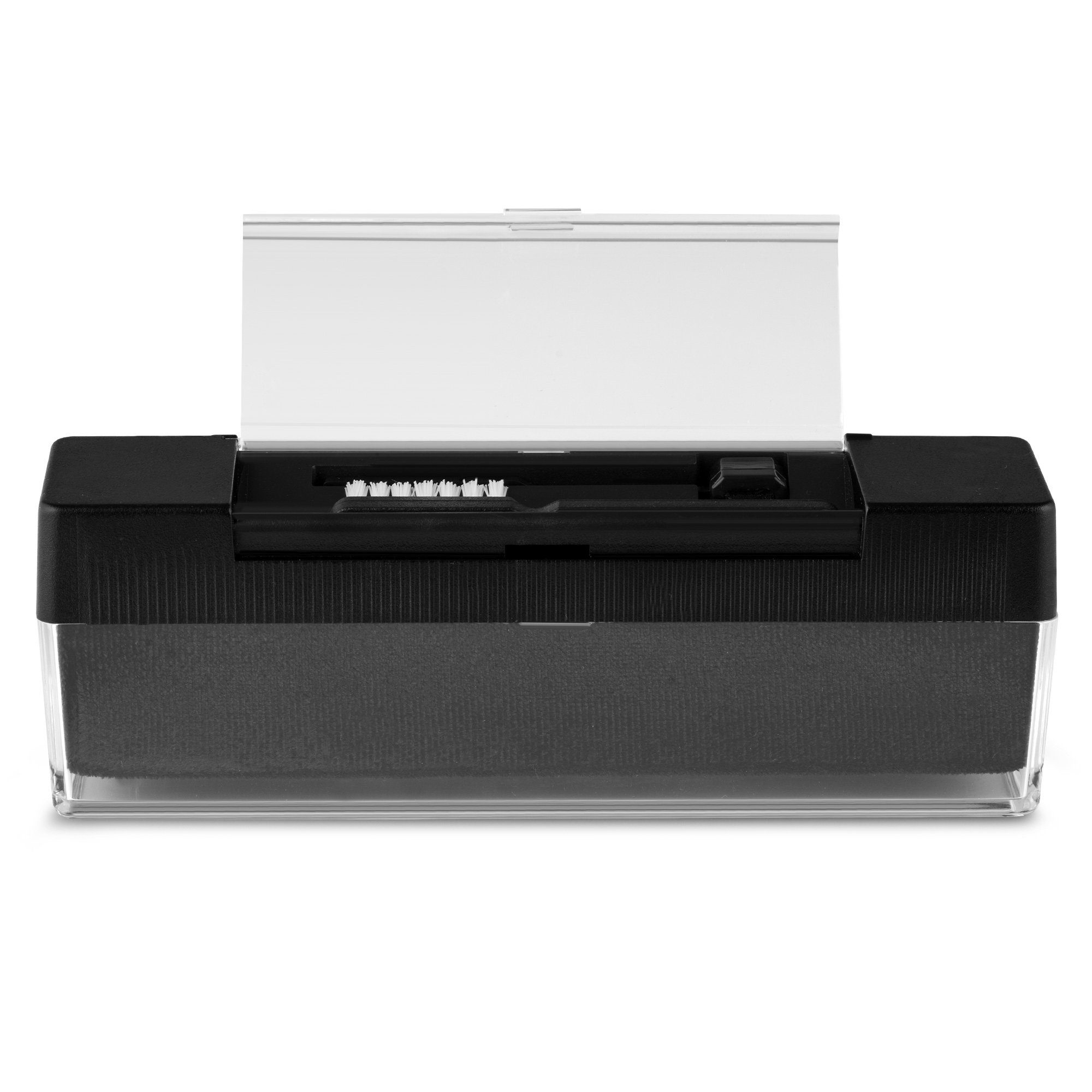 kwmobile 3in1 Samtbürste für Schallplatten + Nadel-Reinigungsbürste Plattenspieler