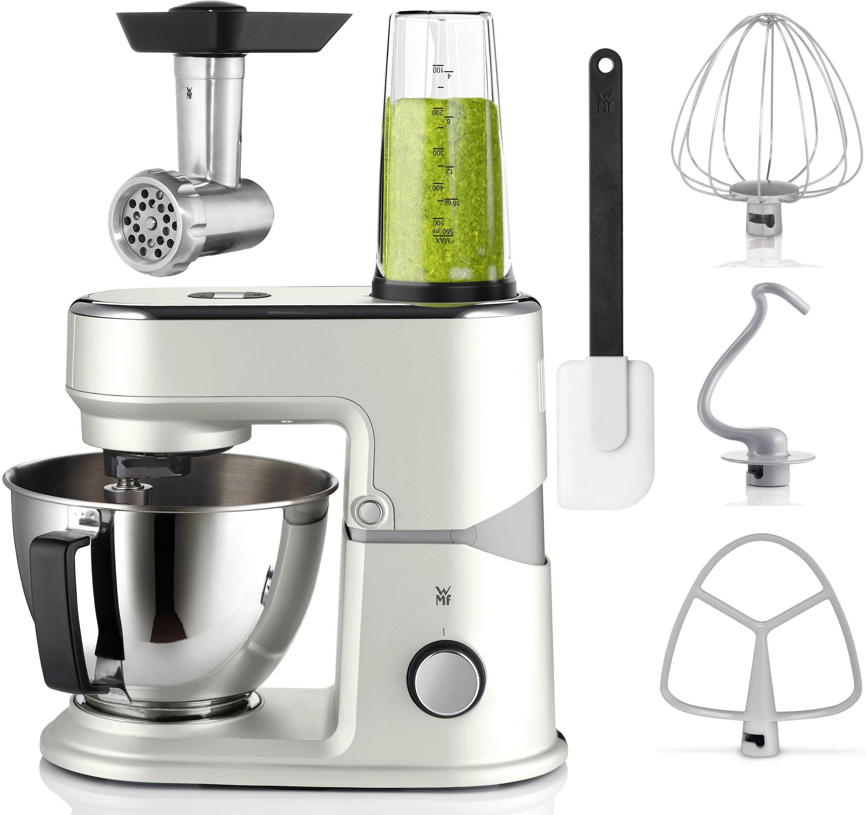 WMF Küchenmaschine KÜCHENminis® One for All Edition, naturweiß, 430 W, 3 l Schüssel, mit Gratis Fleischwolf