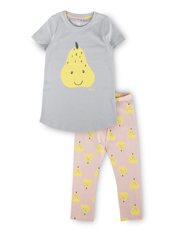 Sigikid Pyjama Kinder Schlafanzug in Hellblau/Rosa/ lange Hose günstig kaufen