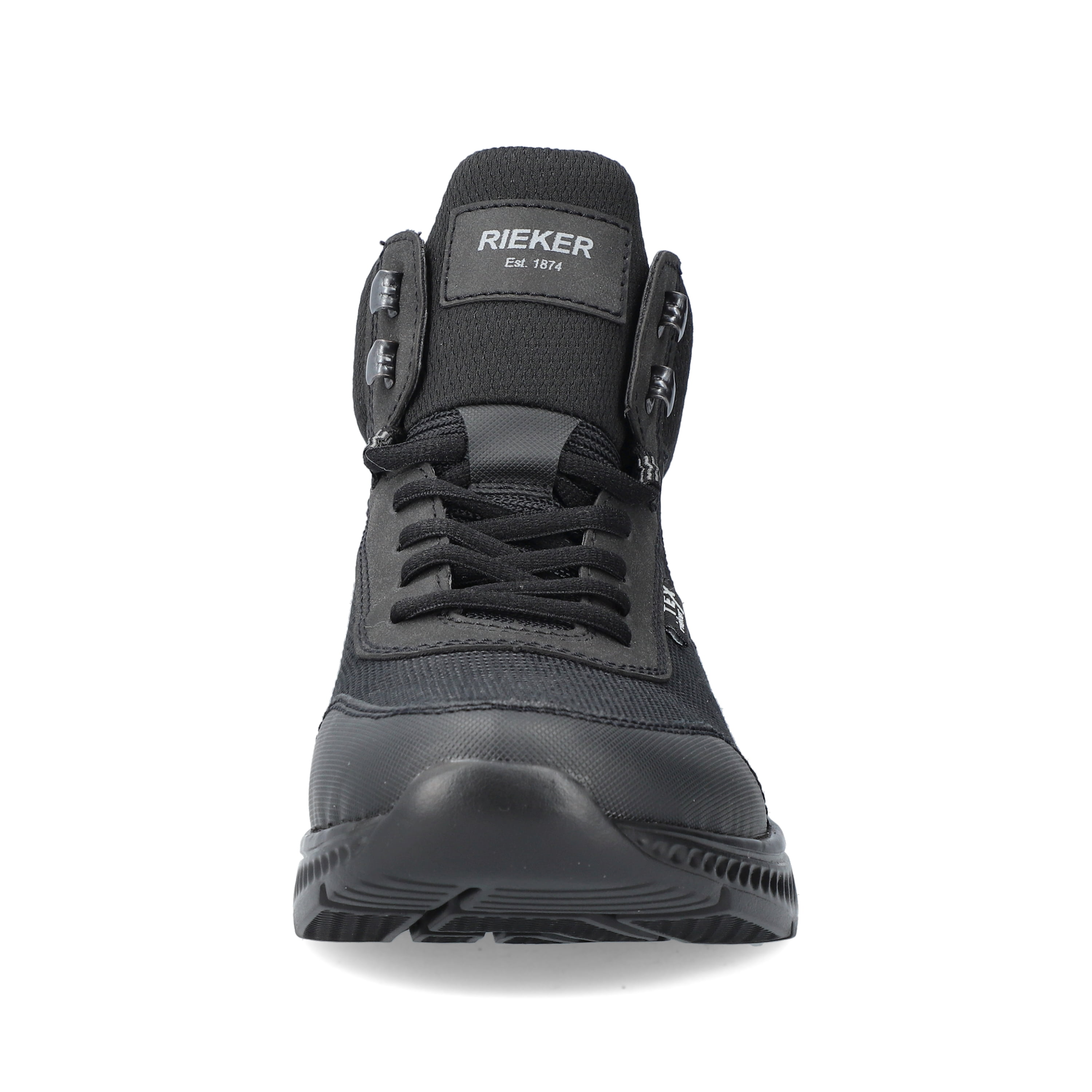 Rieker Herren Schnürschuhe asphaltschwarz