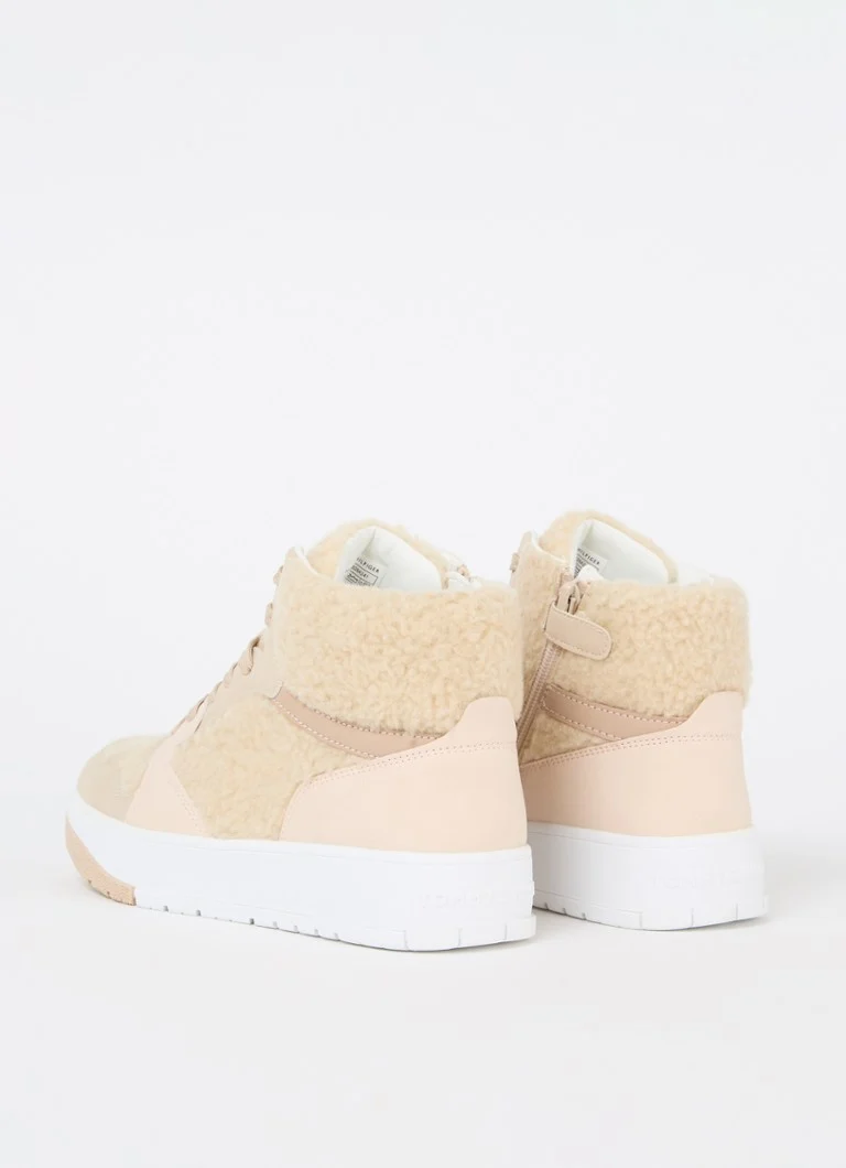 Tommy Hilfiger faux fur sneaker with logo