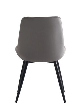 Woward Esszimmerstuhl Esszimmer Stühle 6 St. Küchenstuhl Polsterstuhl Samt+Metall (6er Set), 6er Set, 6 Stühlen