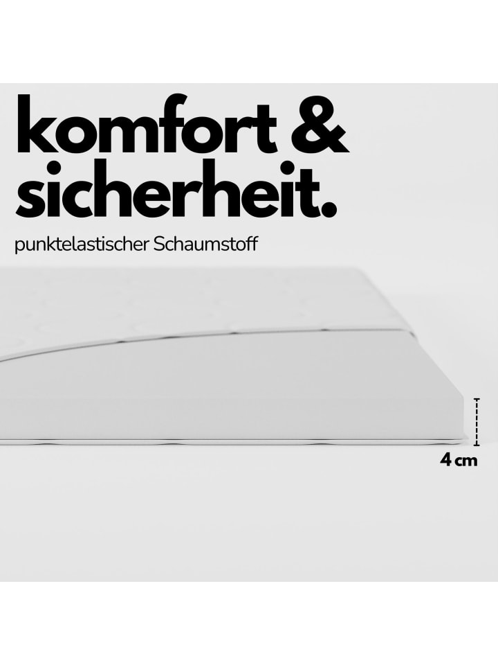 Sämann Sämann Laufgitter faltbar mit Matratze - sahara dust/natur günstig kaufen 100x100 cm