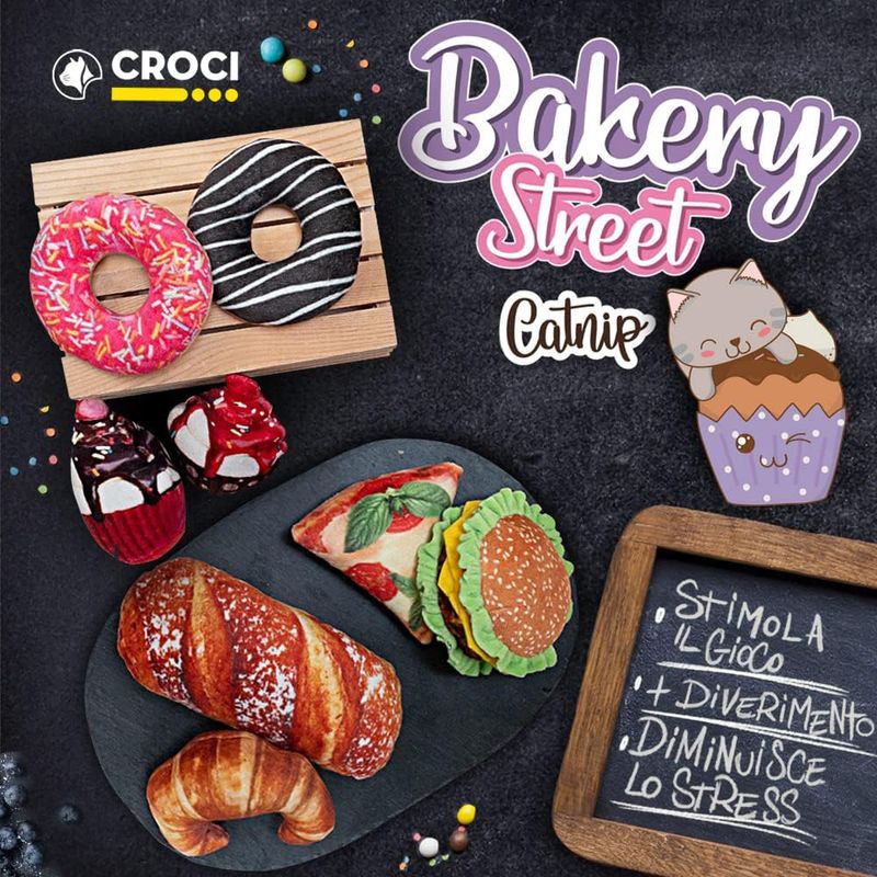 Croci Bakery Street Croissant mit Katzenminze