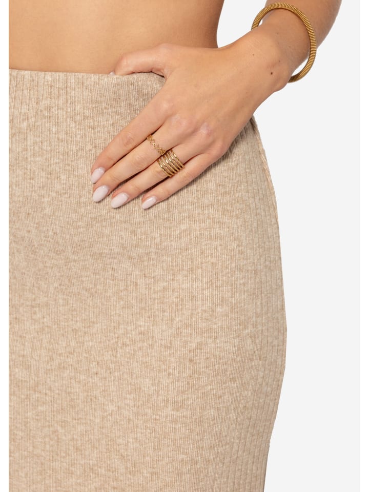 SASSYCLASSY Maxi Rock (Röcke) in Beige günstig kaufen