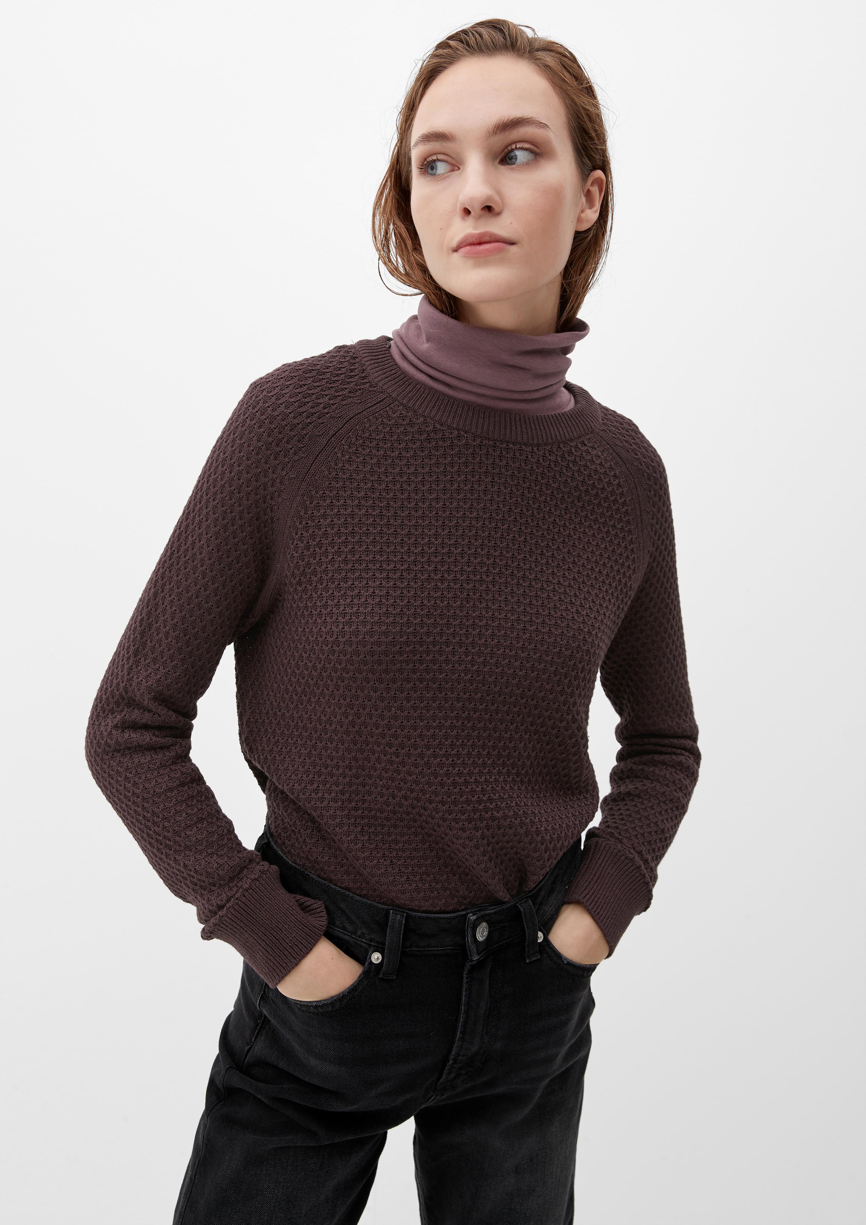 Strickpullover mit Musterstruktur  2125111-4988