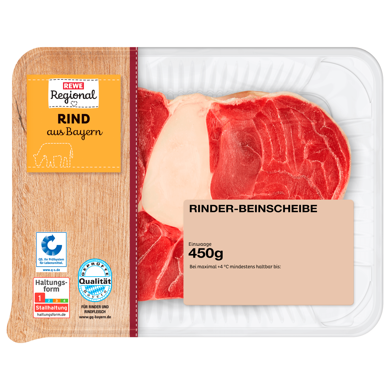 REWE Regional Rinder-Beinscheibe 450g