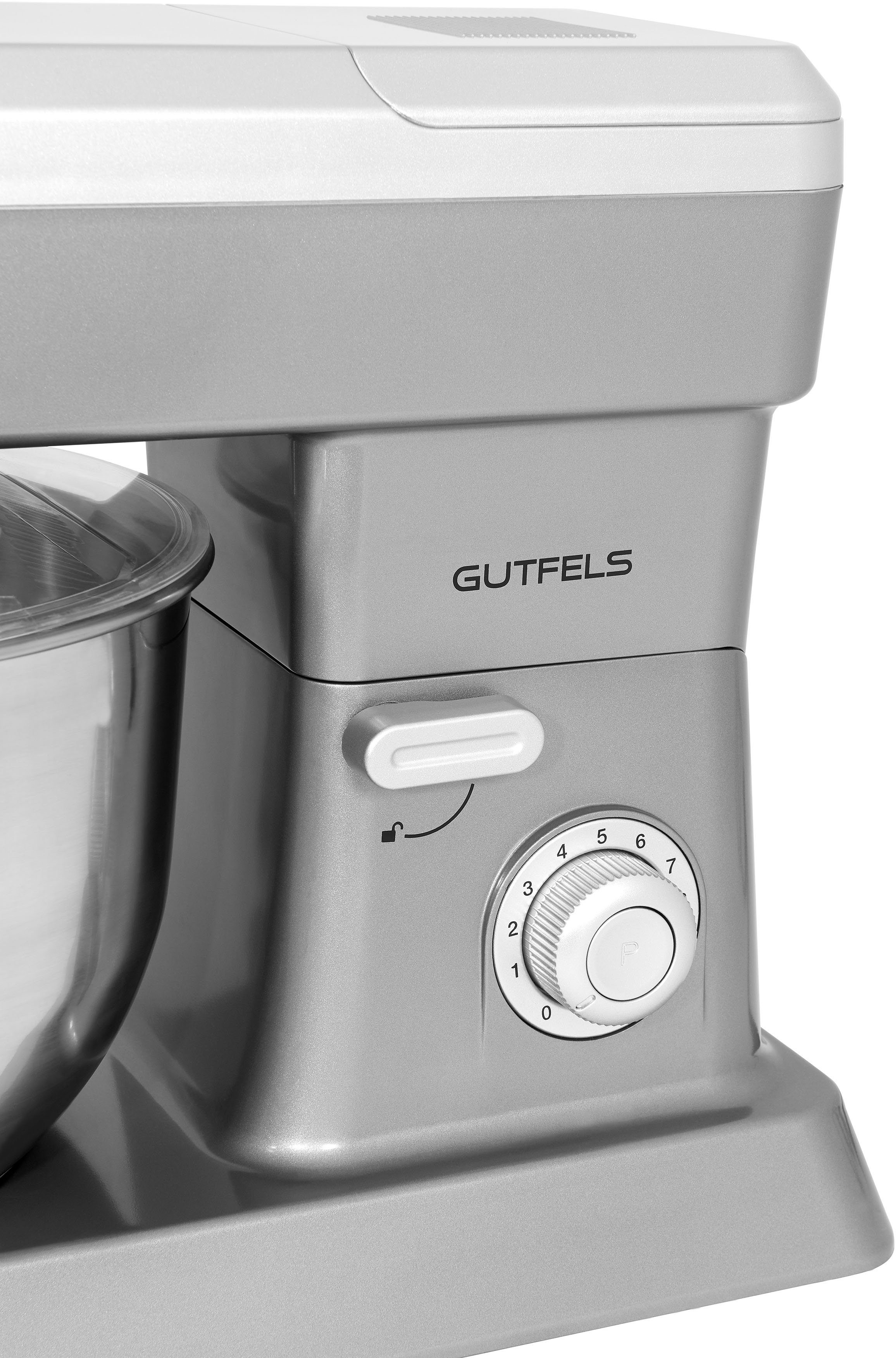 Gutfels Küchenmaschine KM 8101 si, 1200 W, 6,2 l Schüssel