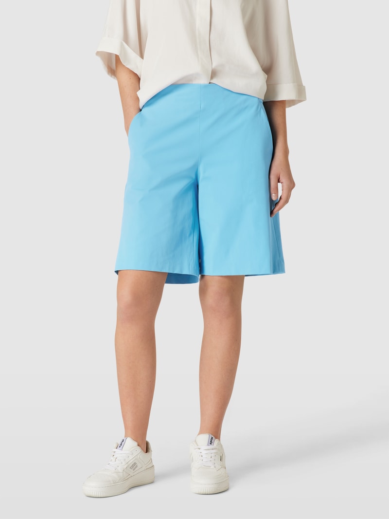 Shorts mit Eingrifftaschen Modell 'Iska' in marineblau