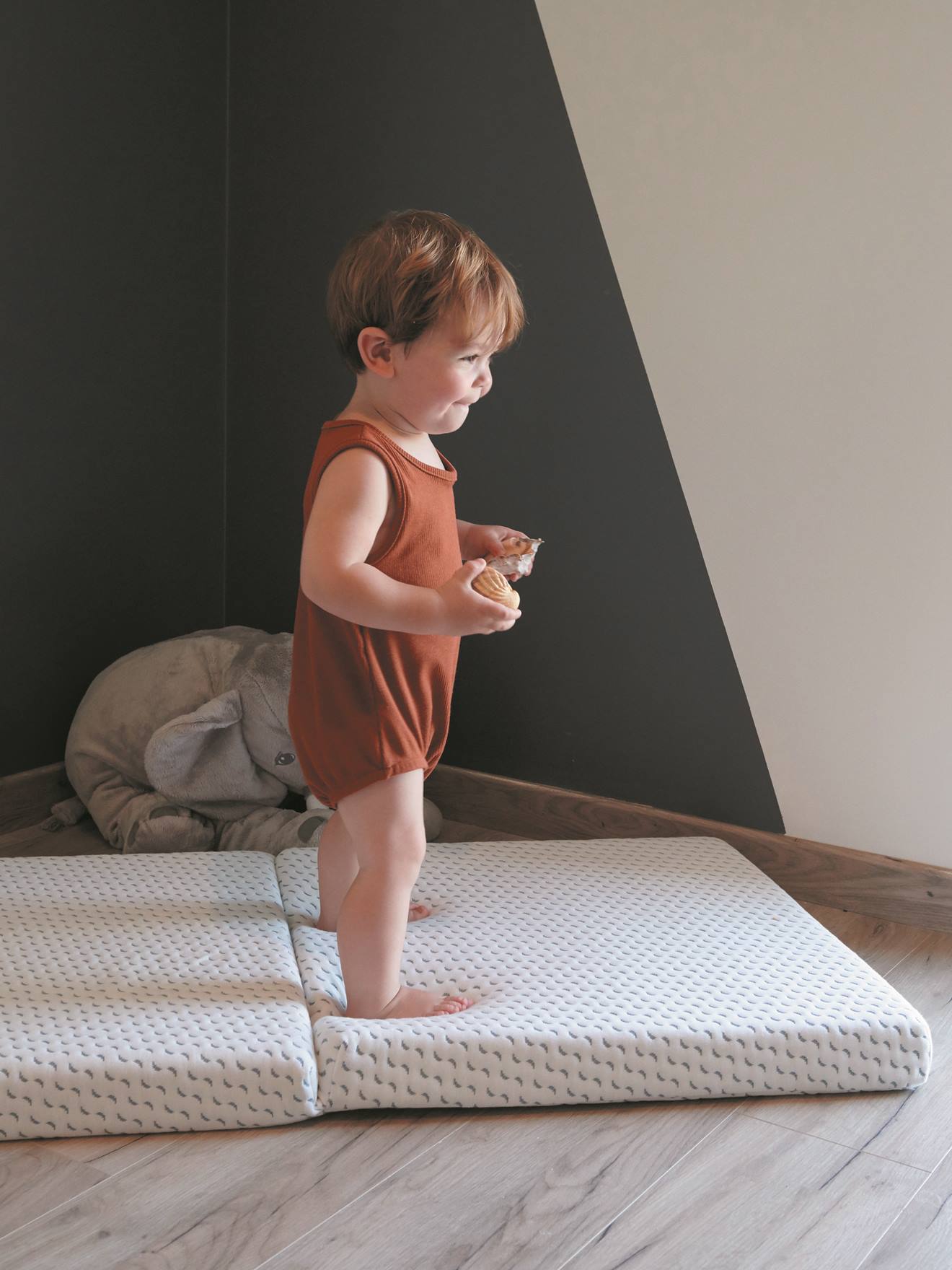 Matelas pliant bébé 60x120 cm CANDIDE Green Ocean Friendly blanc