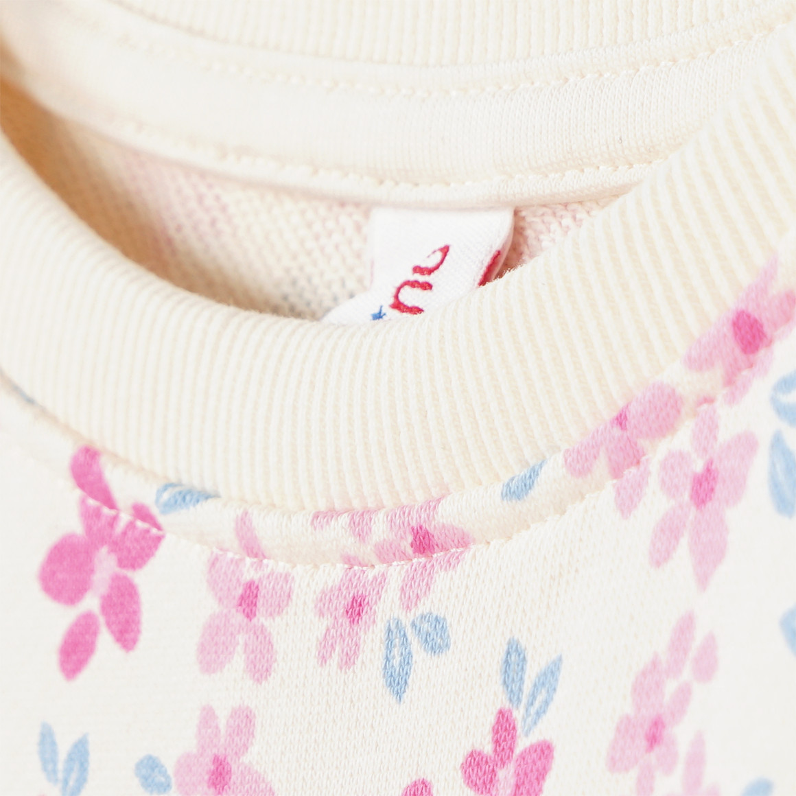 Mädchen Sweatshirt mit Glitzer-Schriftzug