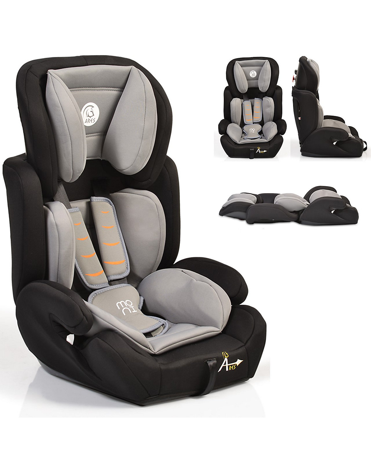 Kindersitz Ares Gruppe 1/2/3 (9-36 kg) 1 bis 12 Jahre Kindersitze