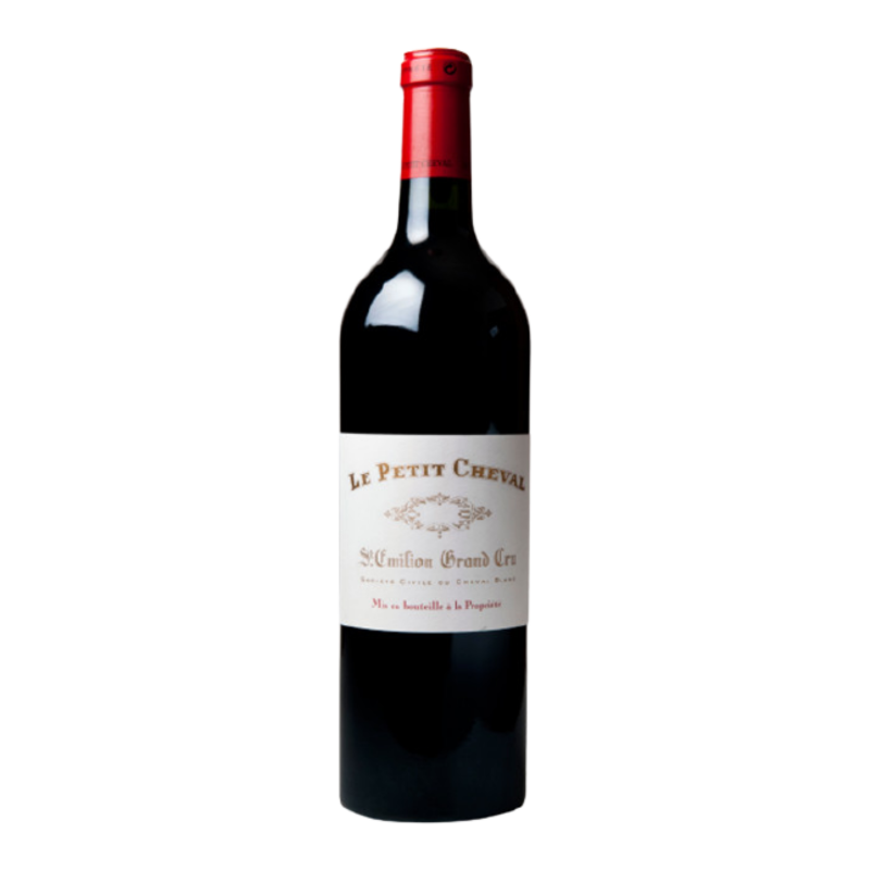 Primeur - Caisse de 3 bout. -  Le petit Cheval - 2nd Vin du Château Cheval Blanc 2021 - Saint-Emilion Grand Cru - Bordeaux - Château Cheval Blanc (75CL.)