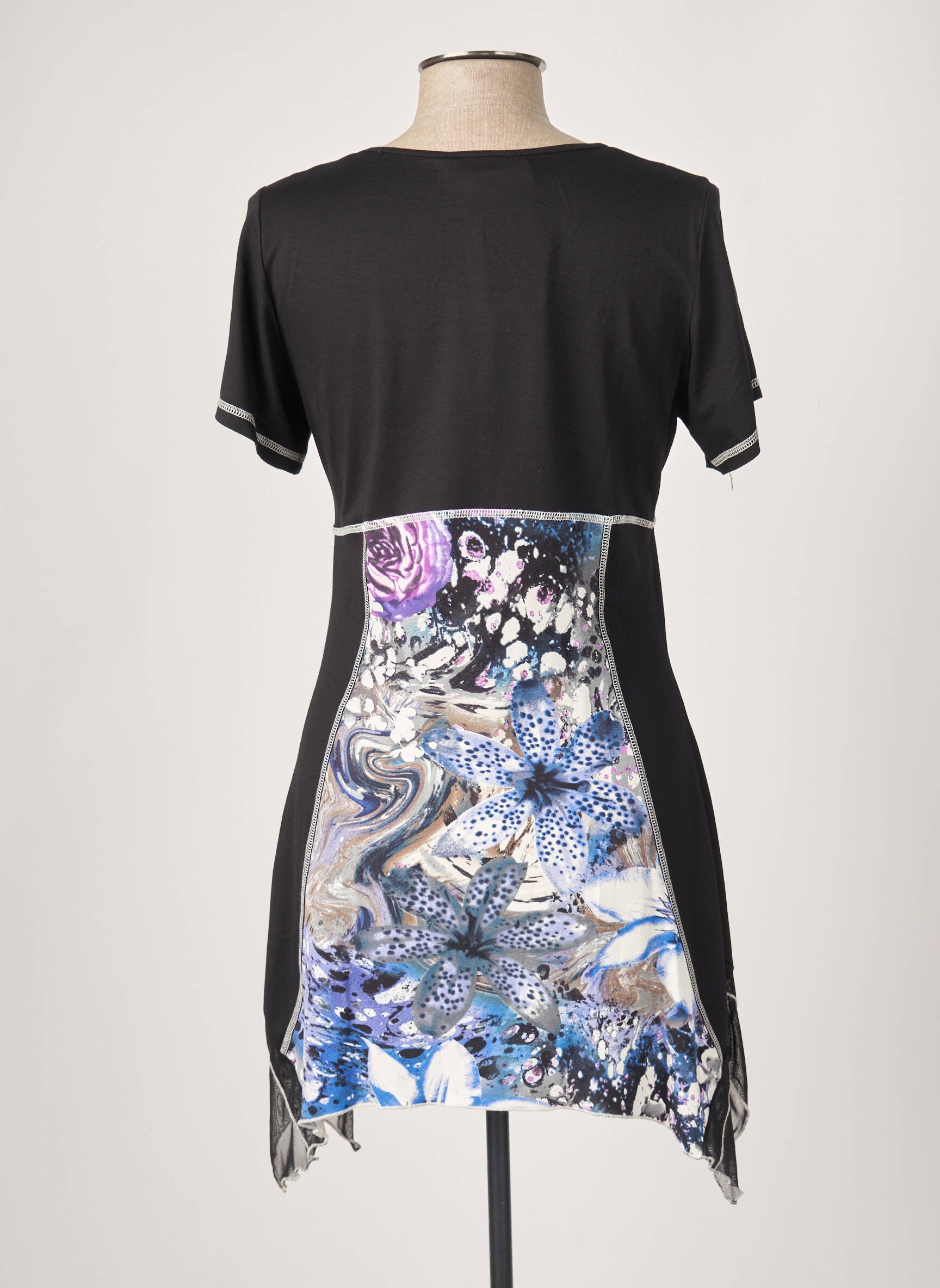 Carla D Angeli Tuniquemanchecourte Femme couleur noir