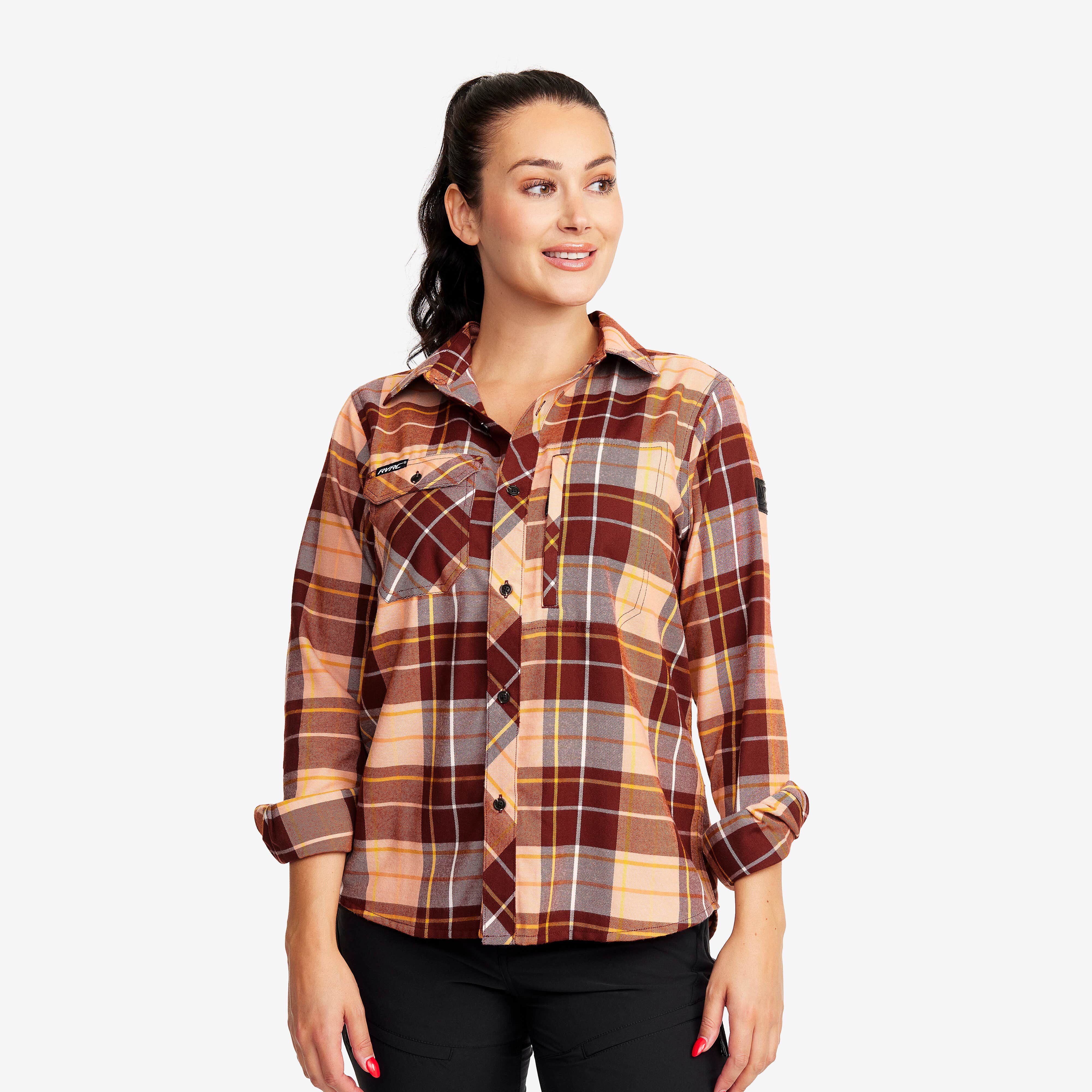 Flannel Shirt Femme Toasted Nut