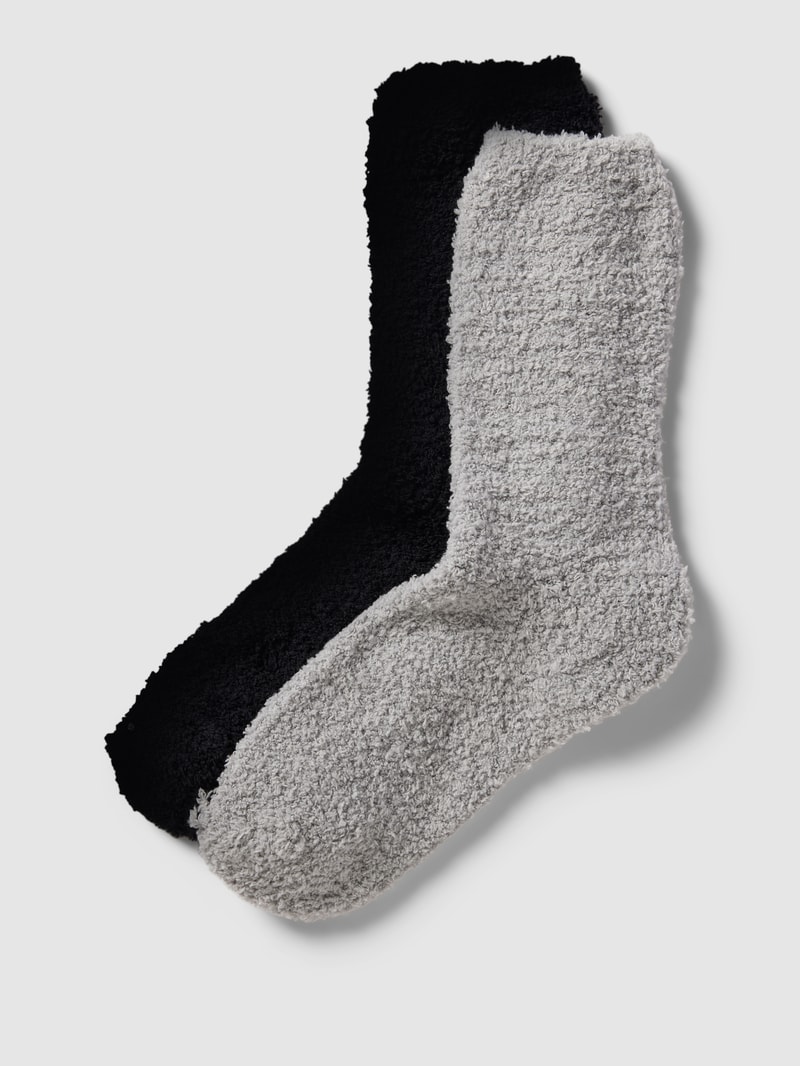 Socken mit Strukturmuster in schwarz