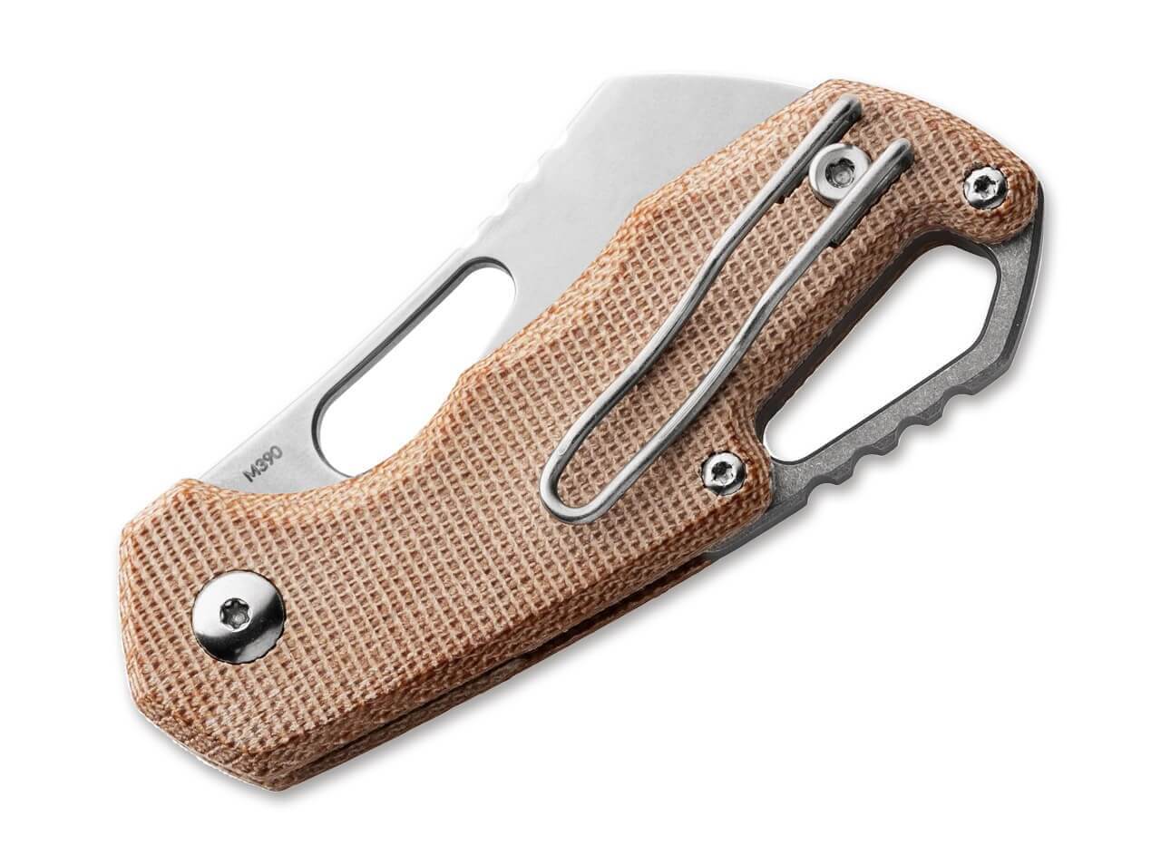 Isonzo M390 Cleaver Micarta Natural