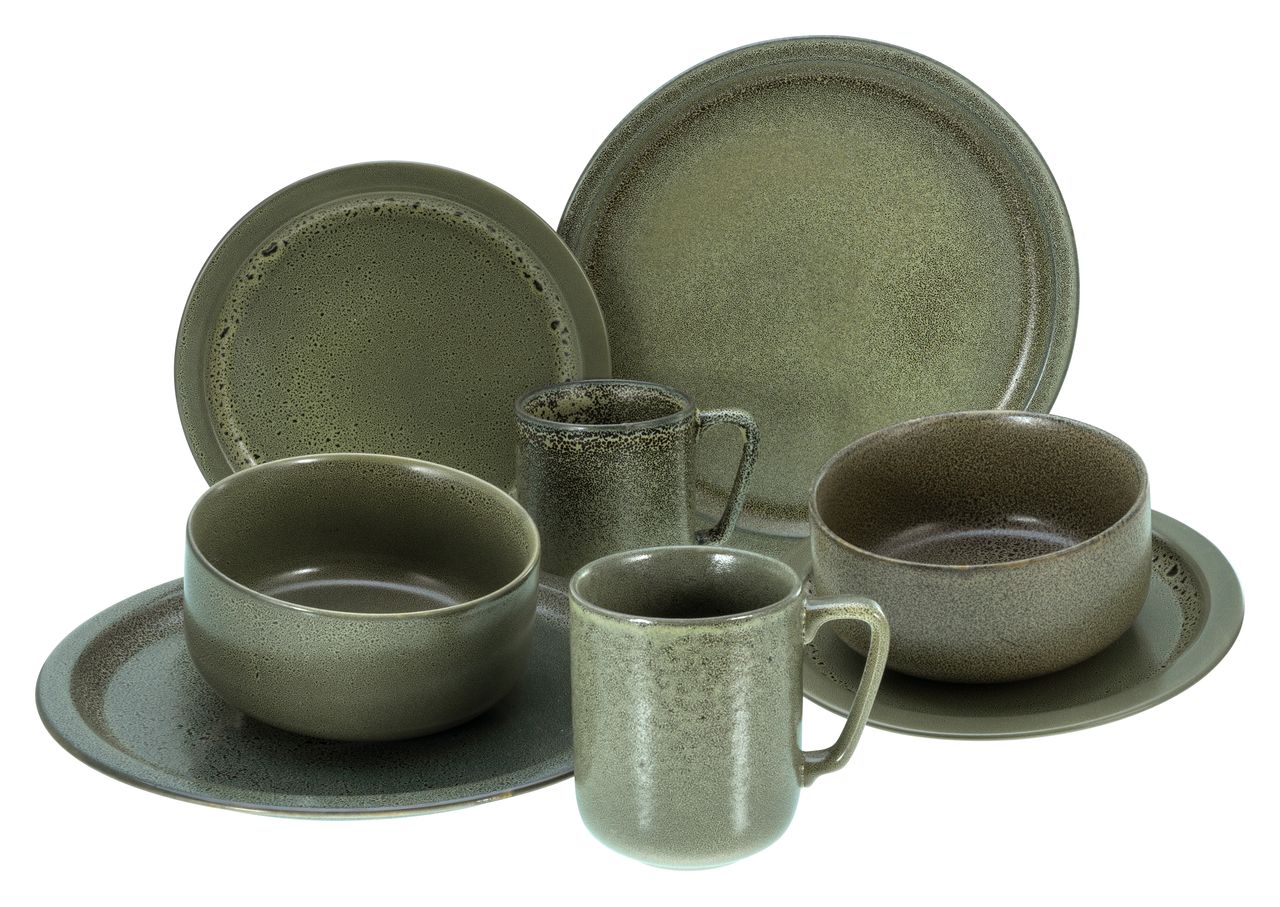 CreaTable Sylt dark green Kombiservice 8-tlg