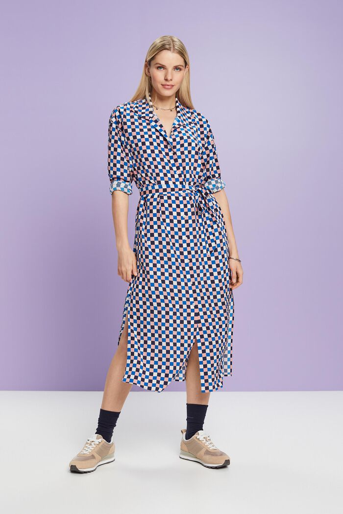 Hemdblusenkleid aus Seide