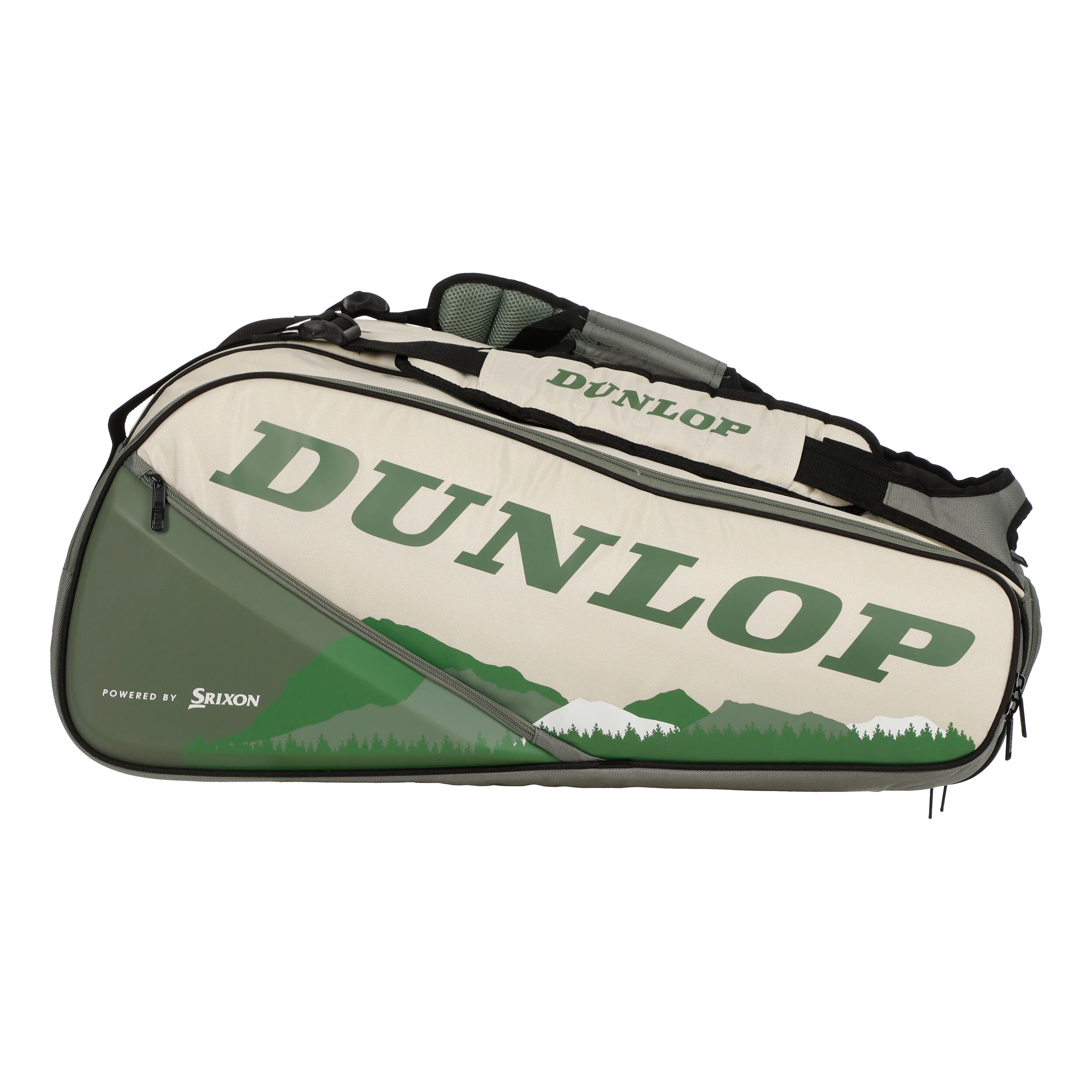 Performance Schlägertasche 12er - Grün, Beige