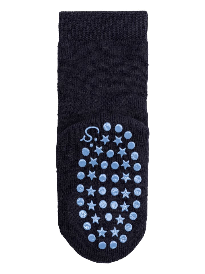 Sterntaler ABS Socken Wolle uni in marineblau günstig kaufen