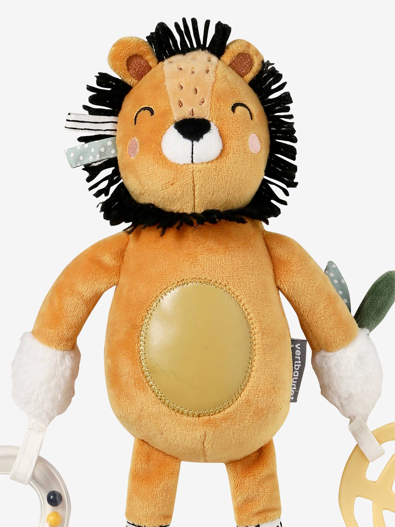 Vertbaudet Baby Activity-Löwe TANSANIA zum Aufhängen - orange