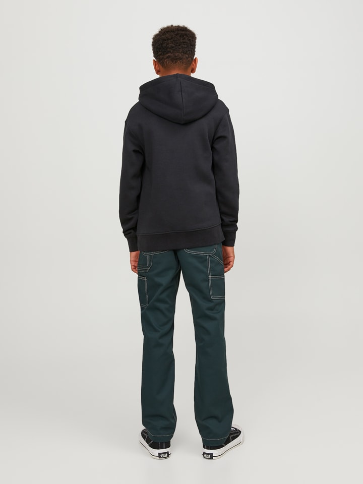 JACK & JONES Junior Hoodie in Schwarz günstig kaufen