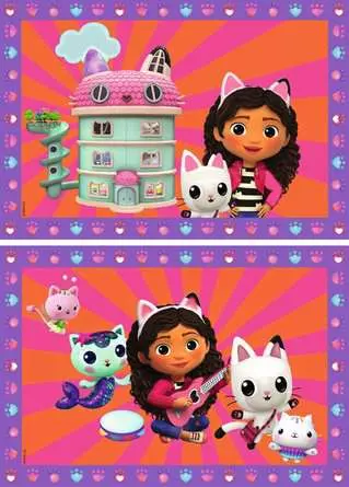 CreArt Gabby's Dollhouse - Malen nach Zahlen für Kinder ab 5 Jahren