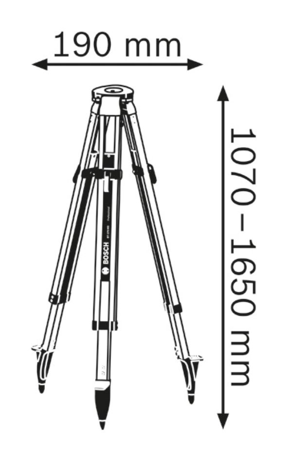 Bosch Blue Accessories 0601091B00 BT170HD Construction Tripod