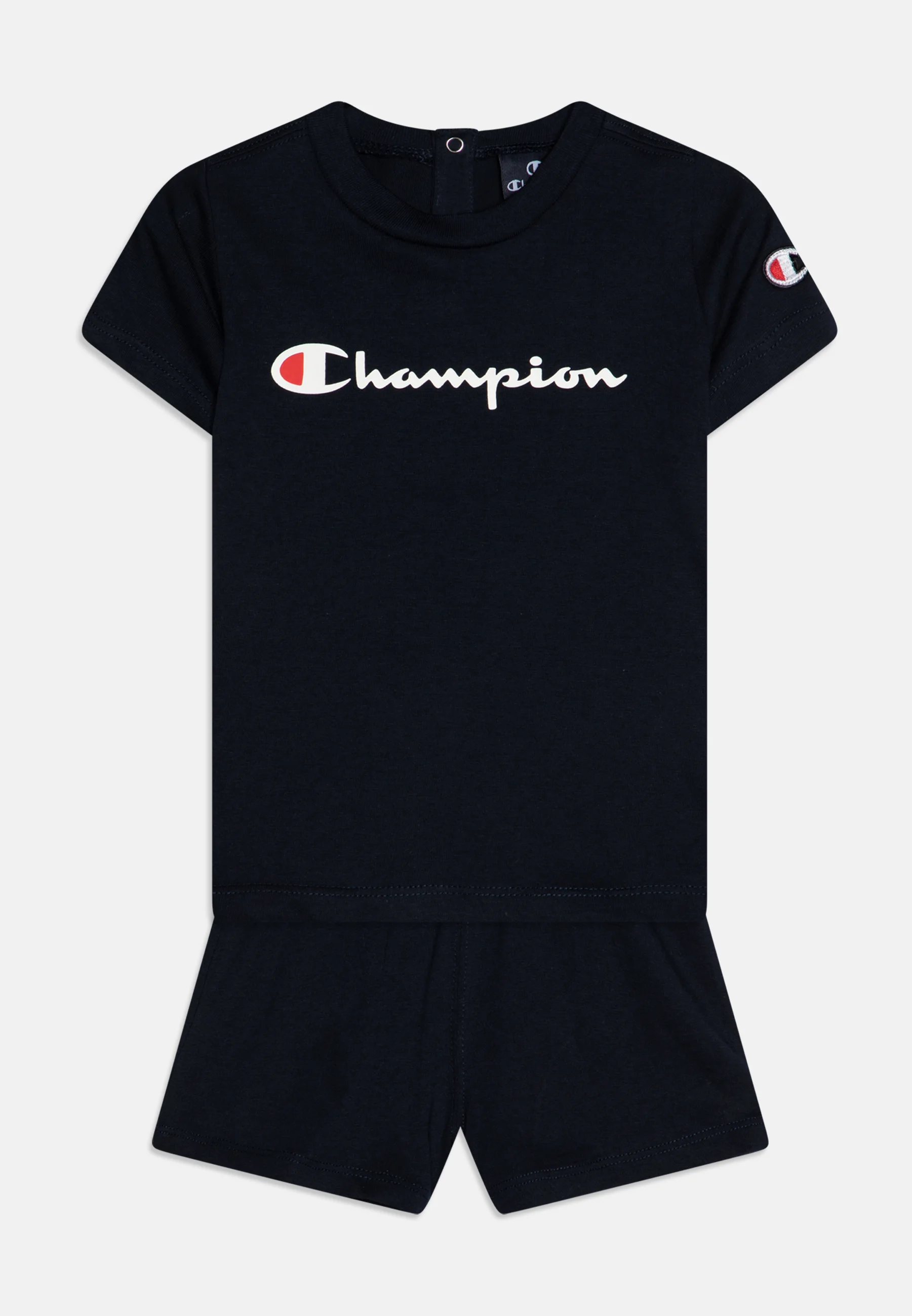 Conjunto unisex de manga corta Champion ICONS para niños pequeños - Pantalones cortos