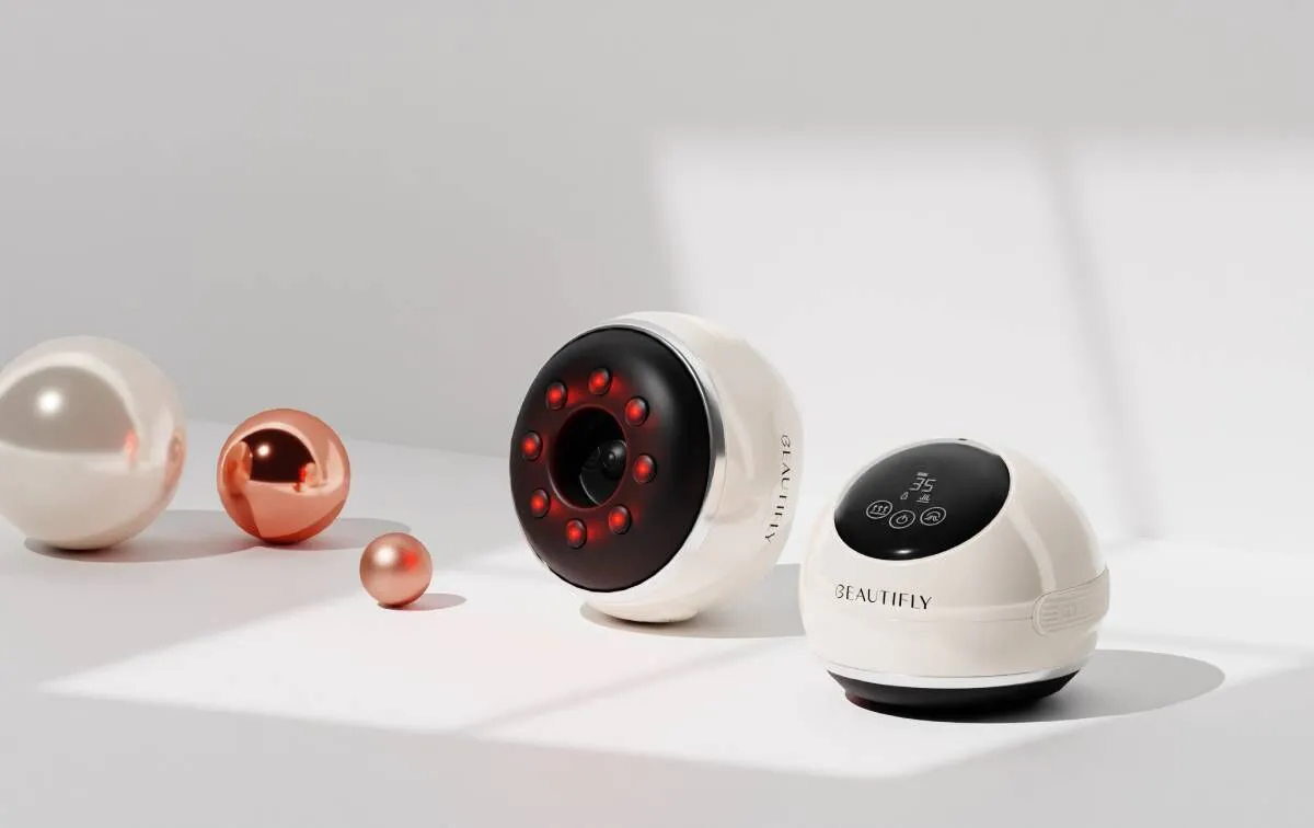 „Beautifly“ liekninamasis elektrinis puodelių masažuoklis / nešiojamas anticelulinis masažuoklis / magnetoterapija „B-Bubble Body“