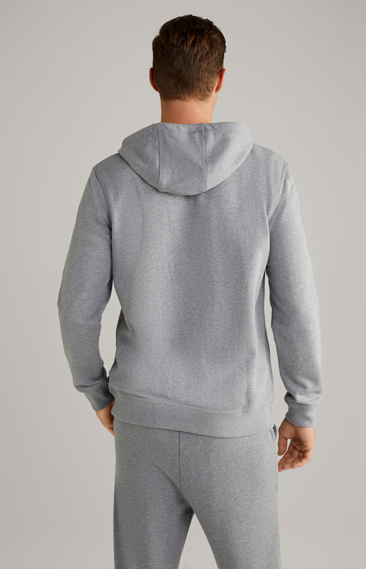 Hoodie Samuel in Grau meliert