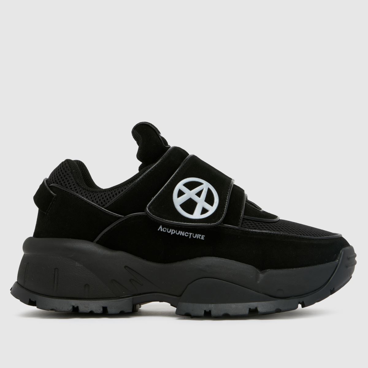 AKUPUNKTUR – Svarta beefer-sneakers