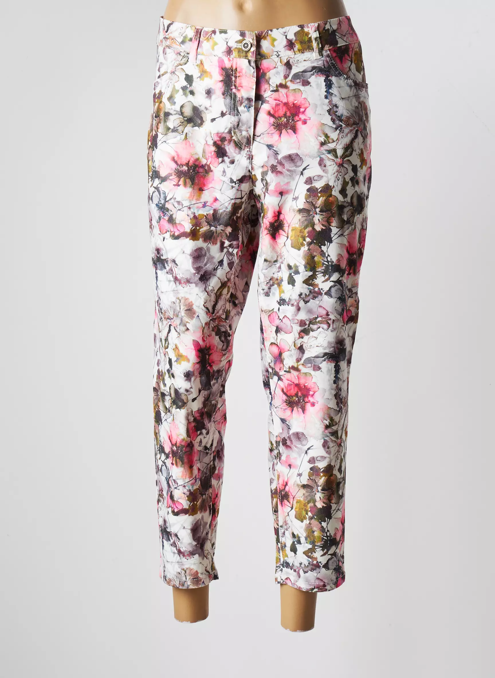 Gerry Weber Pantalon7 8 Femme couleur blanc
