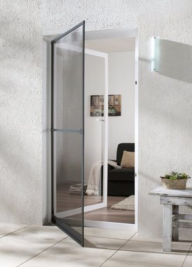 hecht international Insektenschutz-Tür BASIC, anthrazit/anthrazit, BxH: 100x210 cm