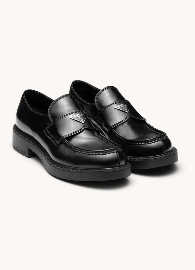 Prada Chocolate leather loafer