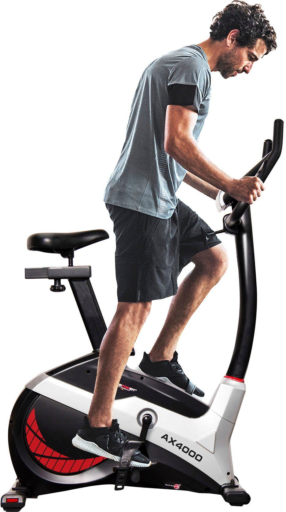 Christopeit Sport® Ergometer AX 4000 inkl. Pulsgurt, Heimtrainer Fahrrad