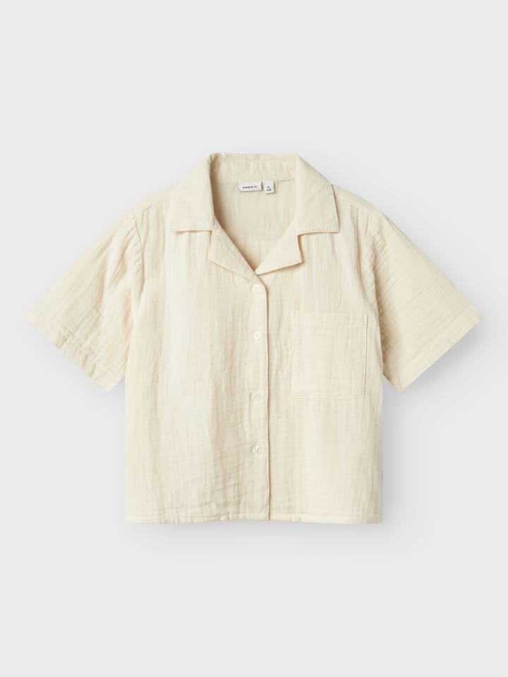 name it Kurzarmbluse NKFJASMIN SHORT SHIRT in summer sand günstig kaufen