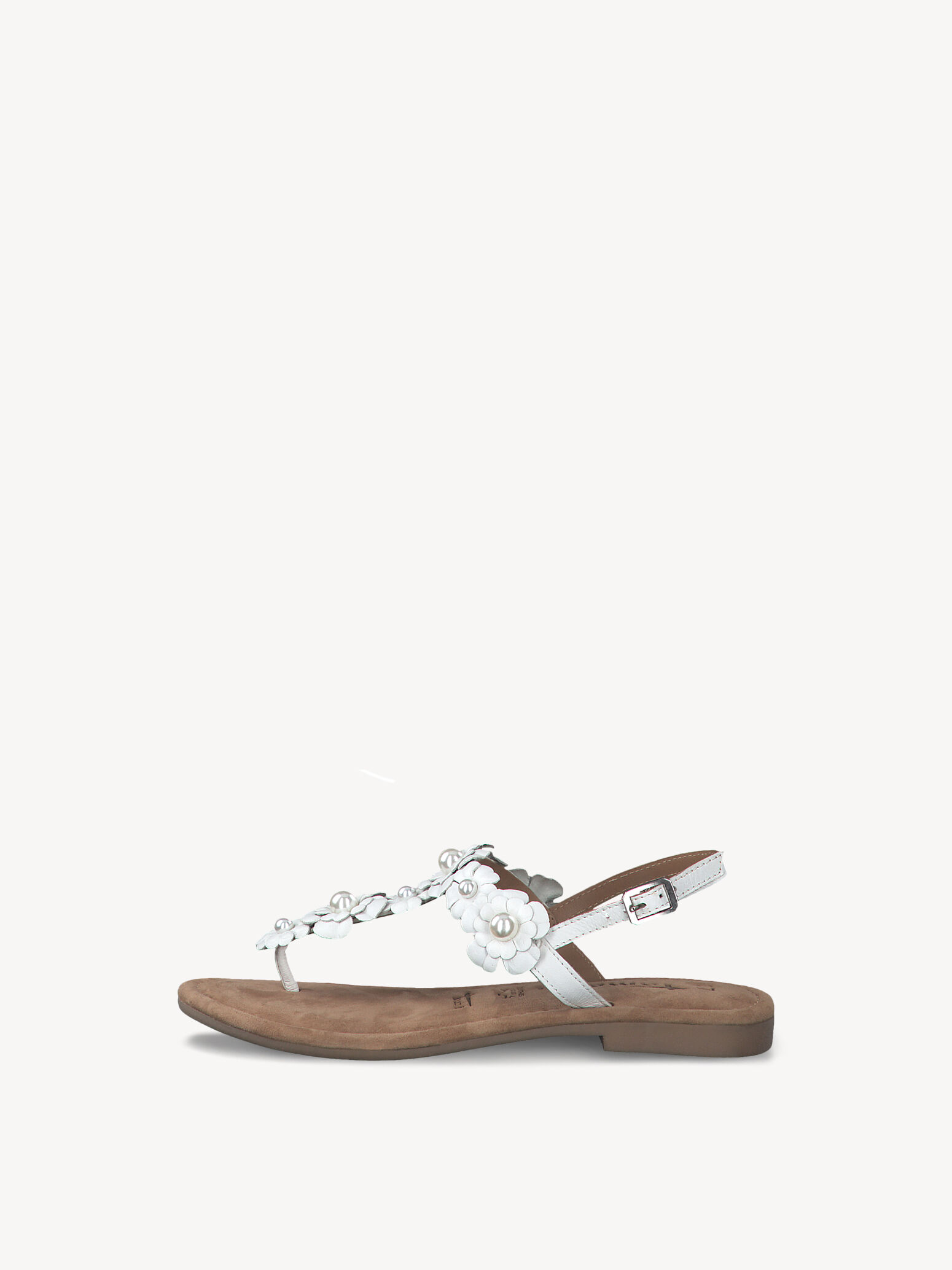 Sandale en cuir - blanc
