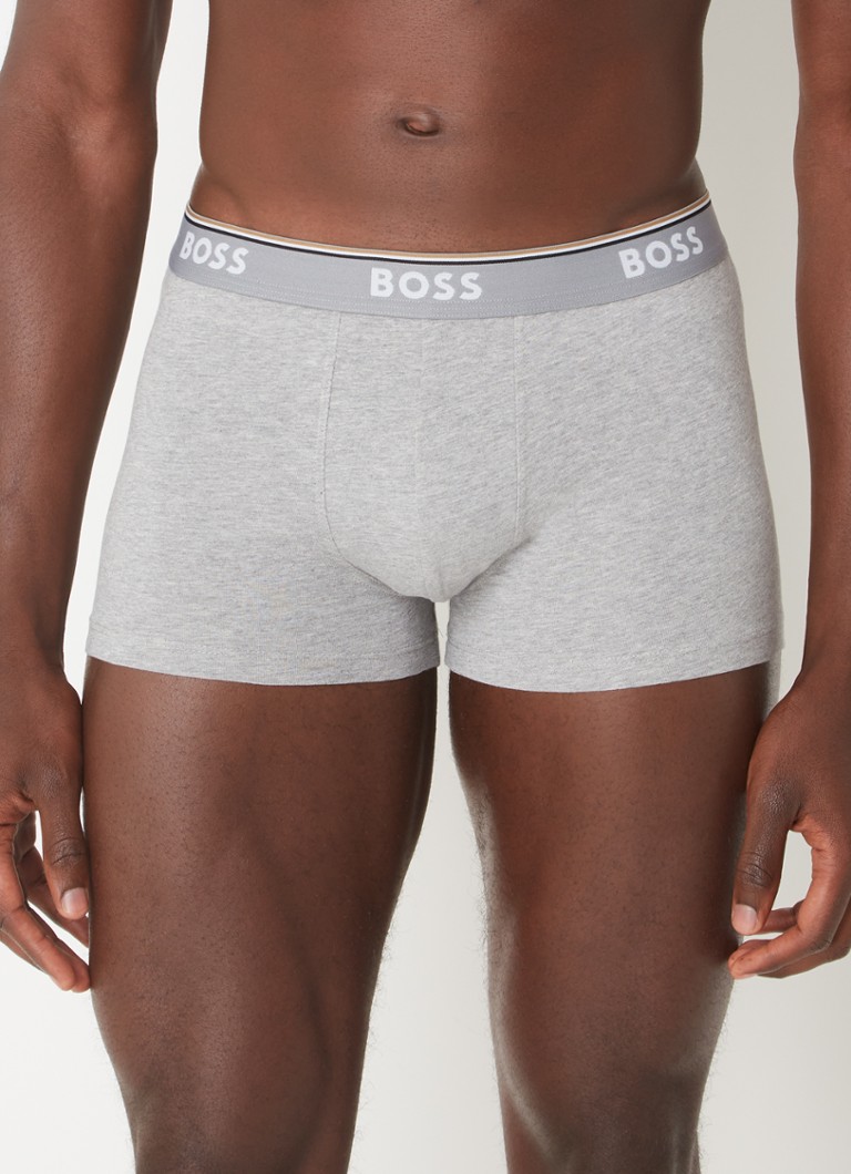 Lot de 3 boxers HUGO BOSS avec ceinture logotée