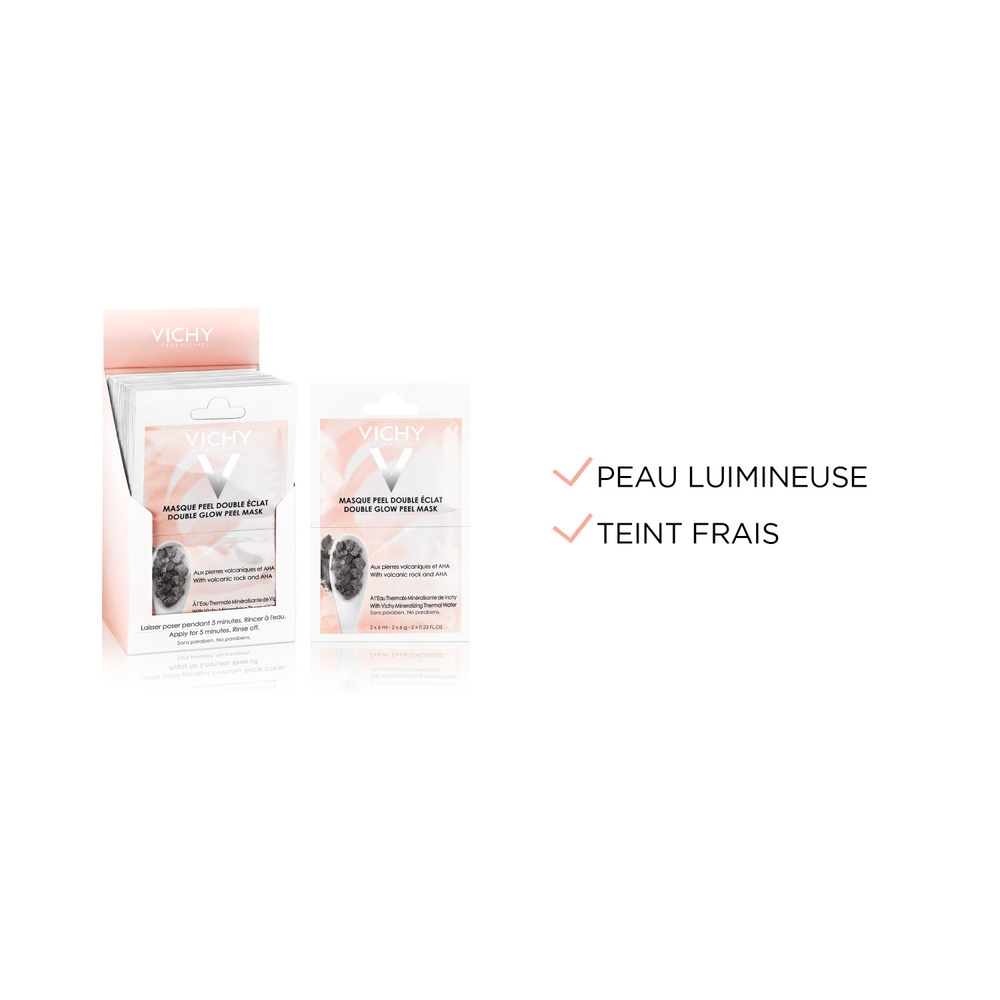 Vichy Masque bi-dose Peel Double Eclat Masque