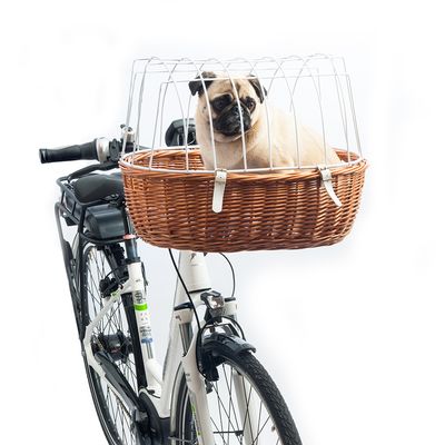 Aumüller Hunde-Fahrradkorb mit Schutzgitter