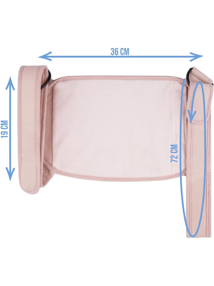 normani Nacken Wärmflasche mit Bezug Nome in Rosa günstig kaufen 36 x 18 cm