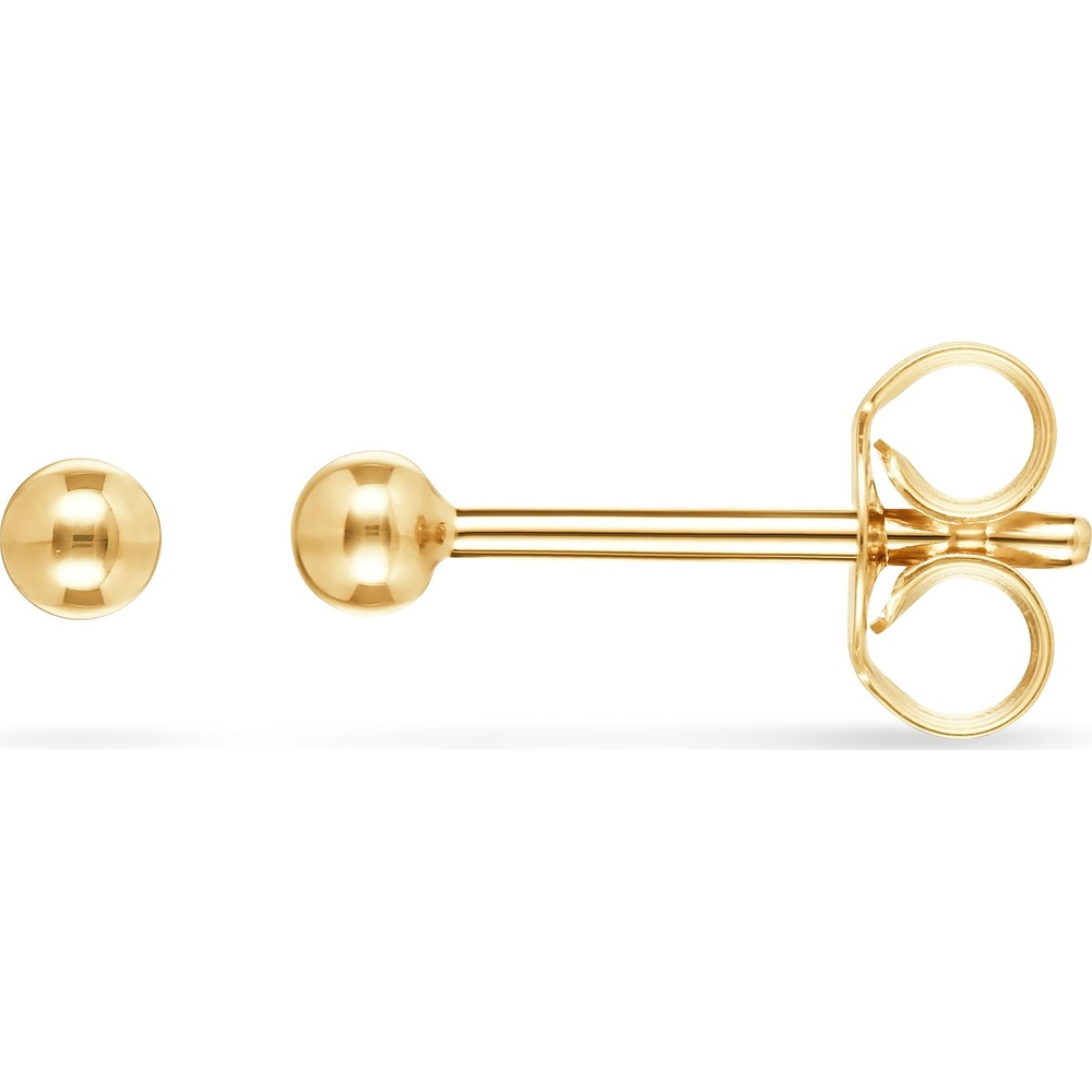 FAVS Boucles d'oreilles à fermoir à poussette 375 Or jaune Boucles d'oreilles