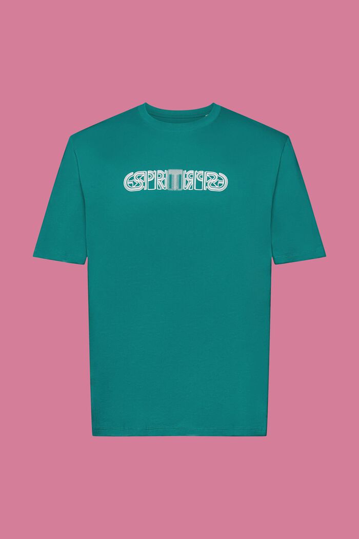 T-Shirt mit Logo-Print in lockerer Passform