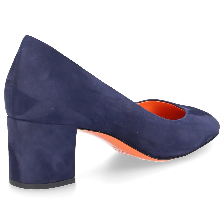 Santoni - Pumps 59621 Veloursleder - blau